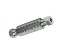 Conector-Unión 6mm con Rosca 12mm × 1mm (Niple y Bicono)